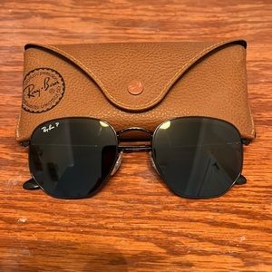 Black Ray Ban Hexagonal Sunglasses